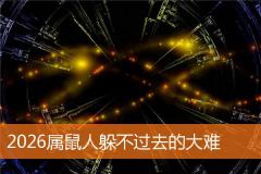 2026属鼠人躲不过去的大难